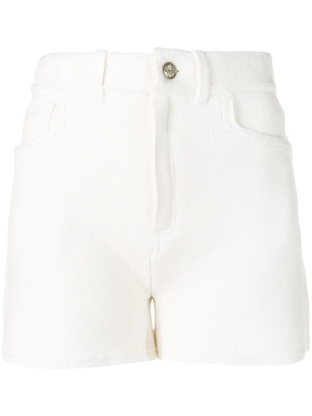 High-Waisted Knit Shorts