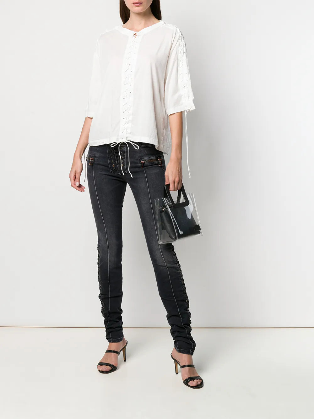 Lace-Up T-Shirt