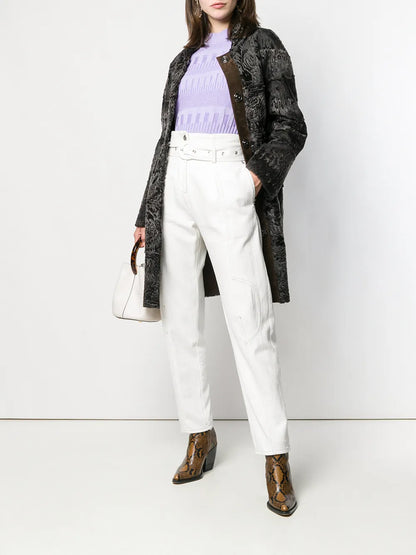 Beatrice Fur Trimmed Coat