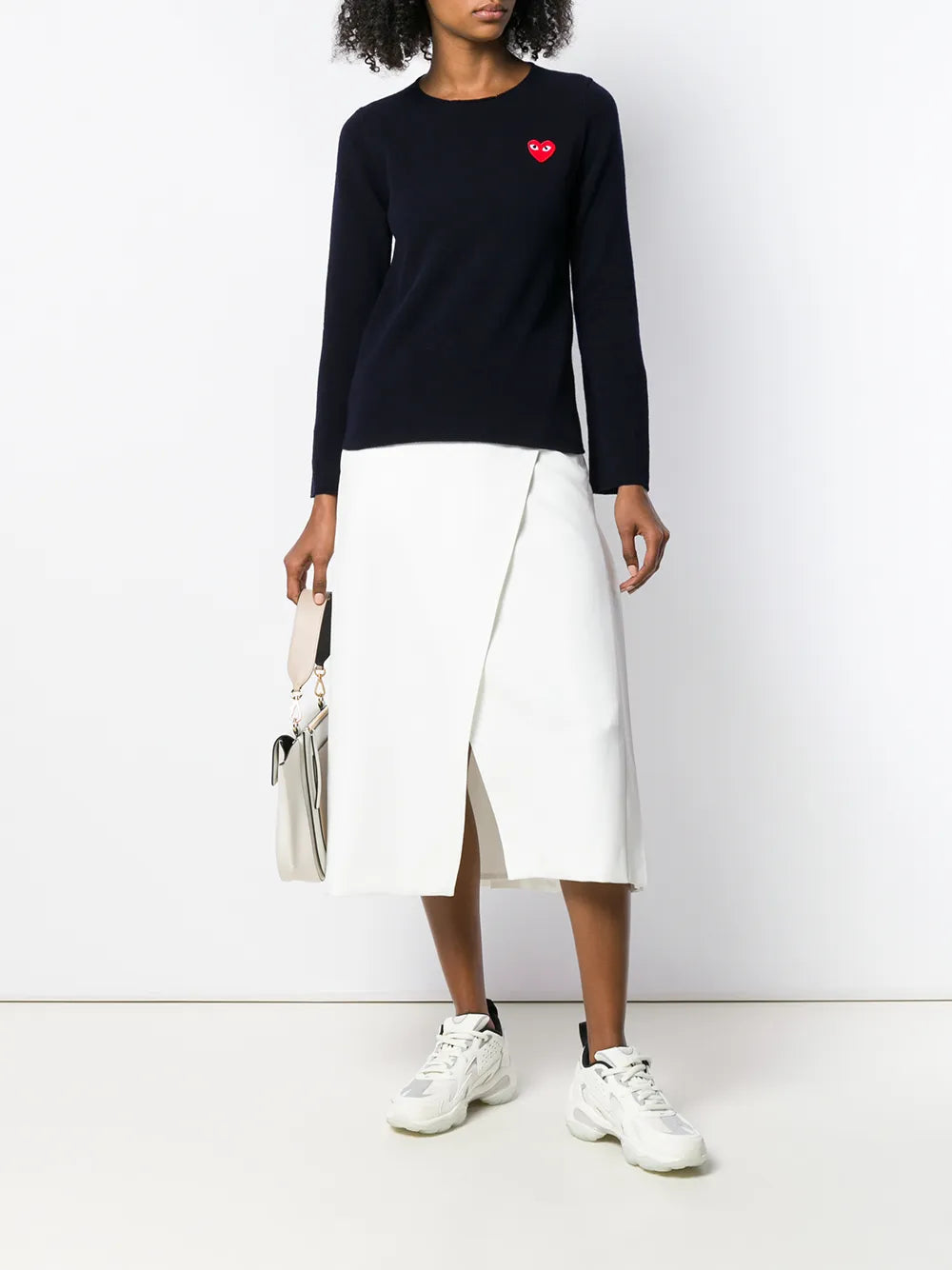 Heart-Appliqué Sweater