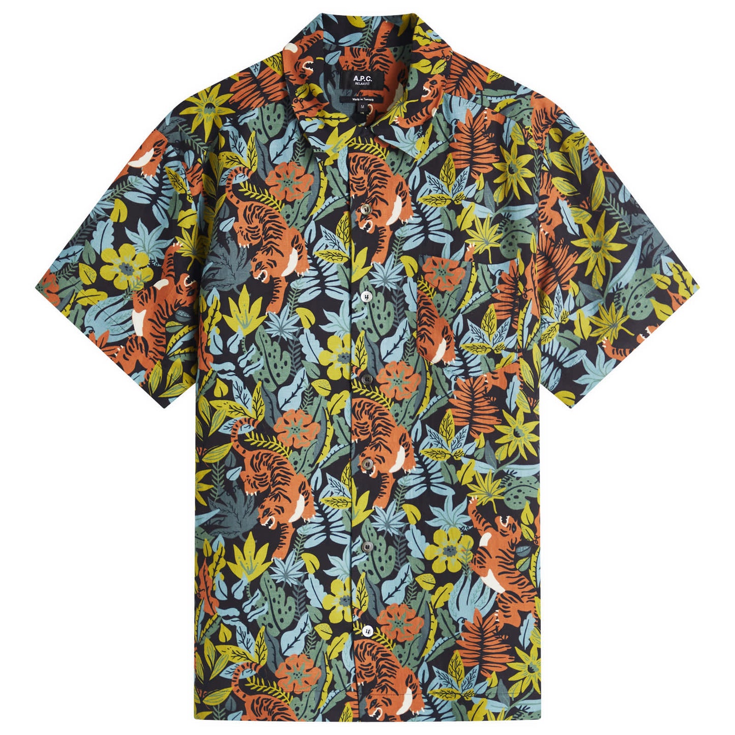 Roy Tropical Print Vacation Shirt