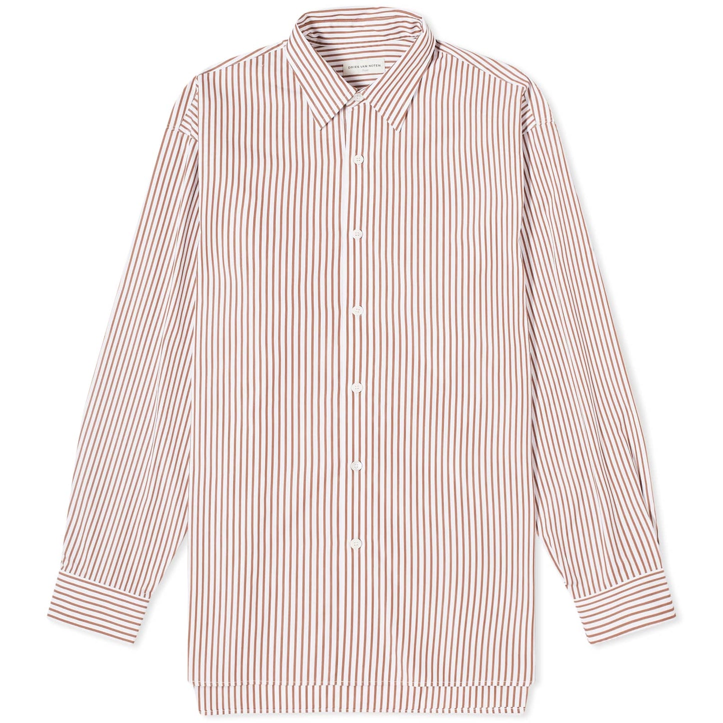 Calander Stripe Poplin Shirt