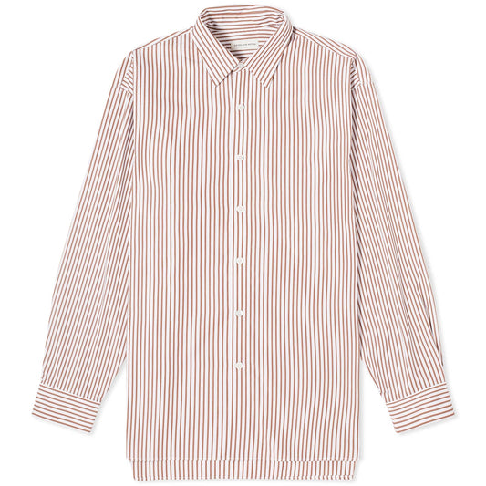 Calander Stripe Poplin Shirt