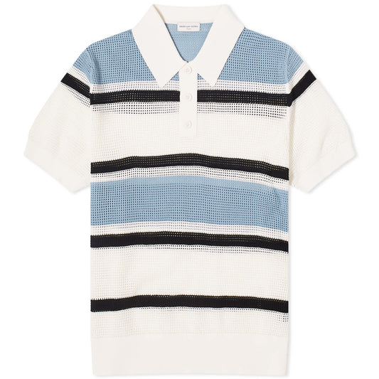 Mindo Stripe Knit Polo