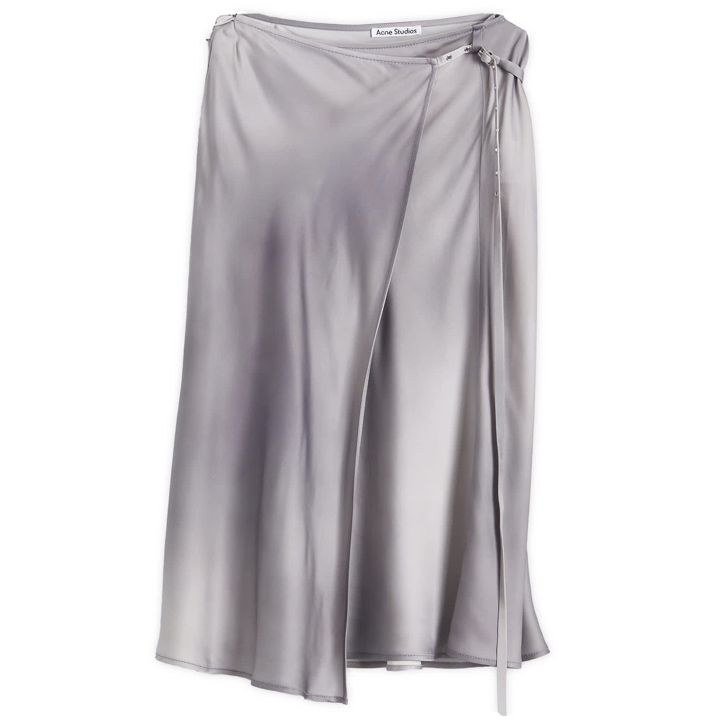 Ivana Soft Fluid Satin Midi Skirt