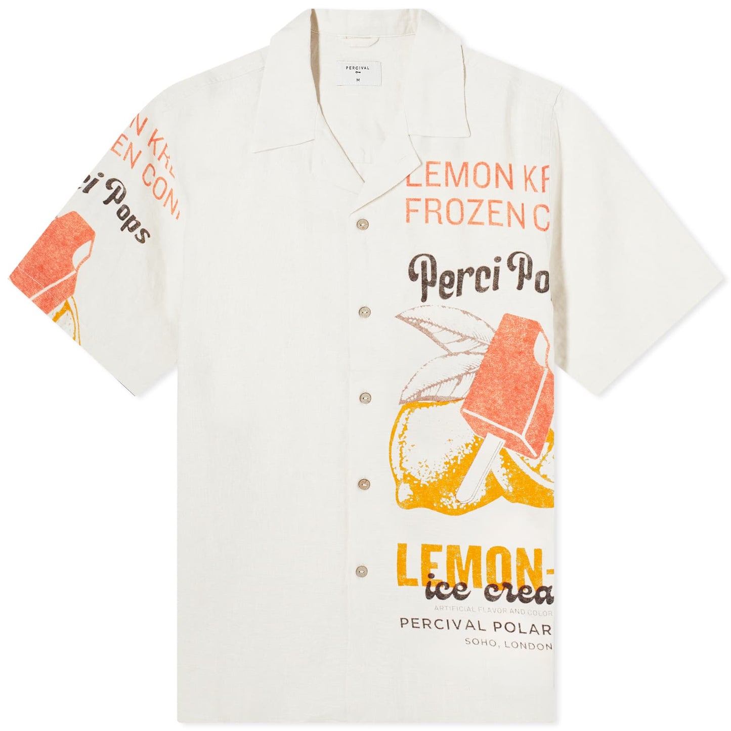 Lemon Kreme Cuban Shirt