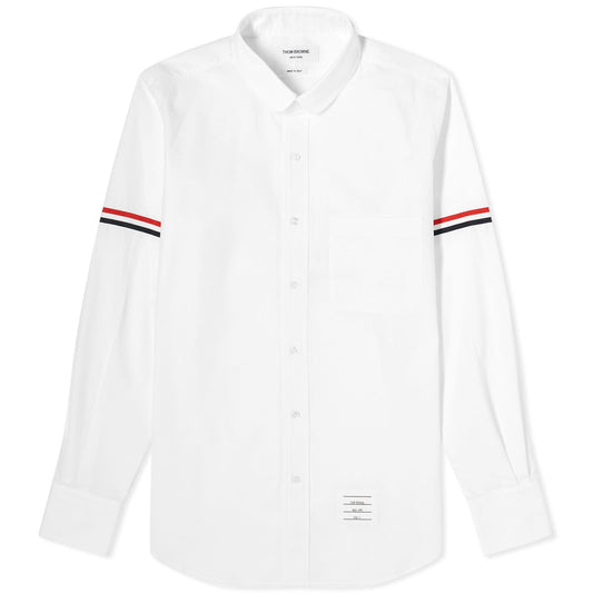 Grosgrain Arm Band Seersucker Shirt