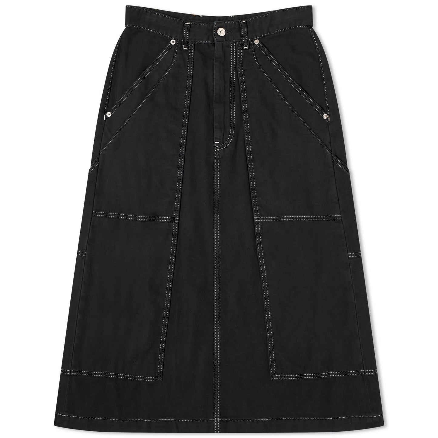 MM6  Long Denim Skirt