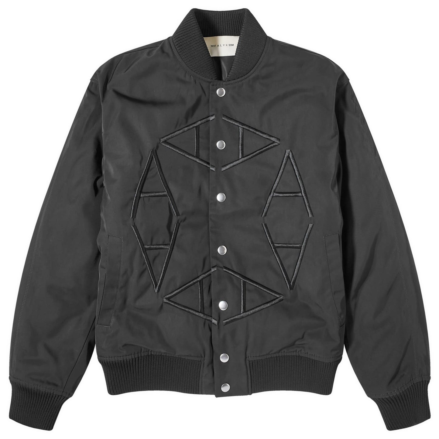 Nylon Logo Varsity Jacket