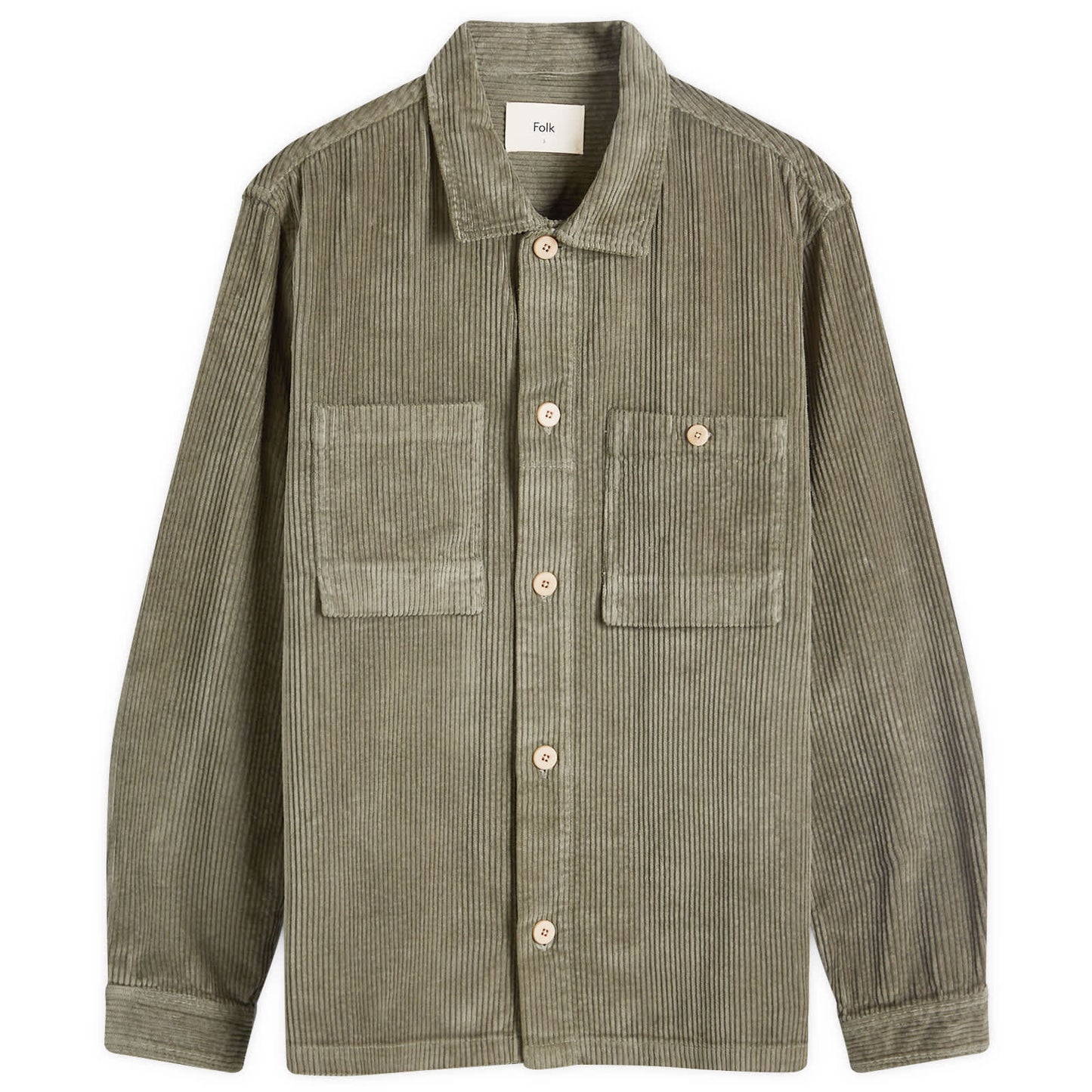 Heavy Cord Patch Overshirt