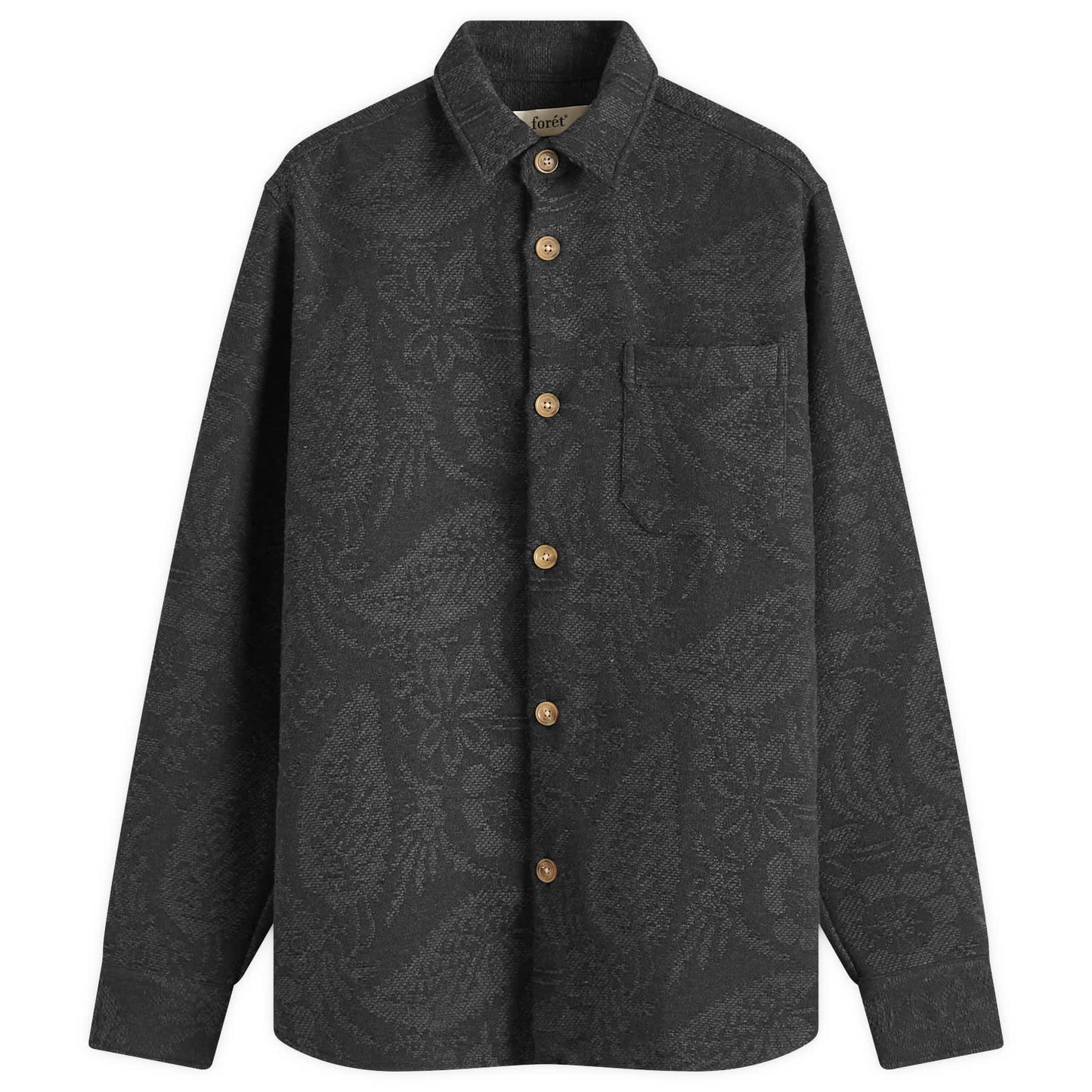 Map Jacquard Overshirt