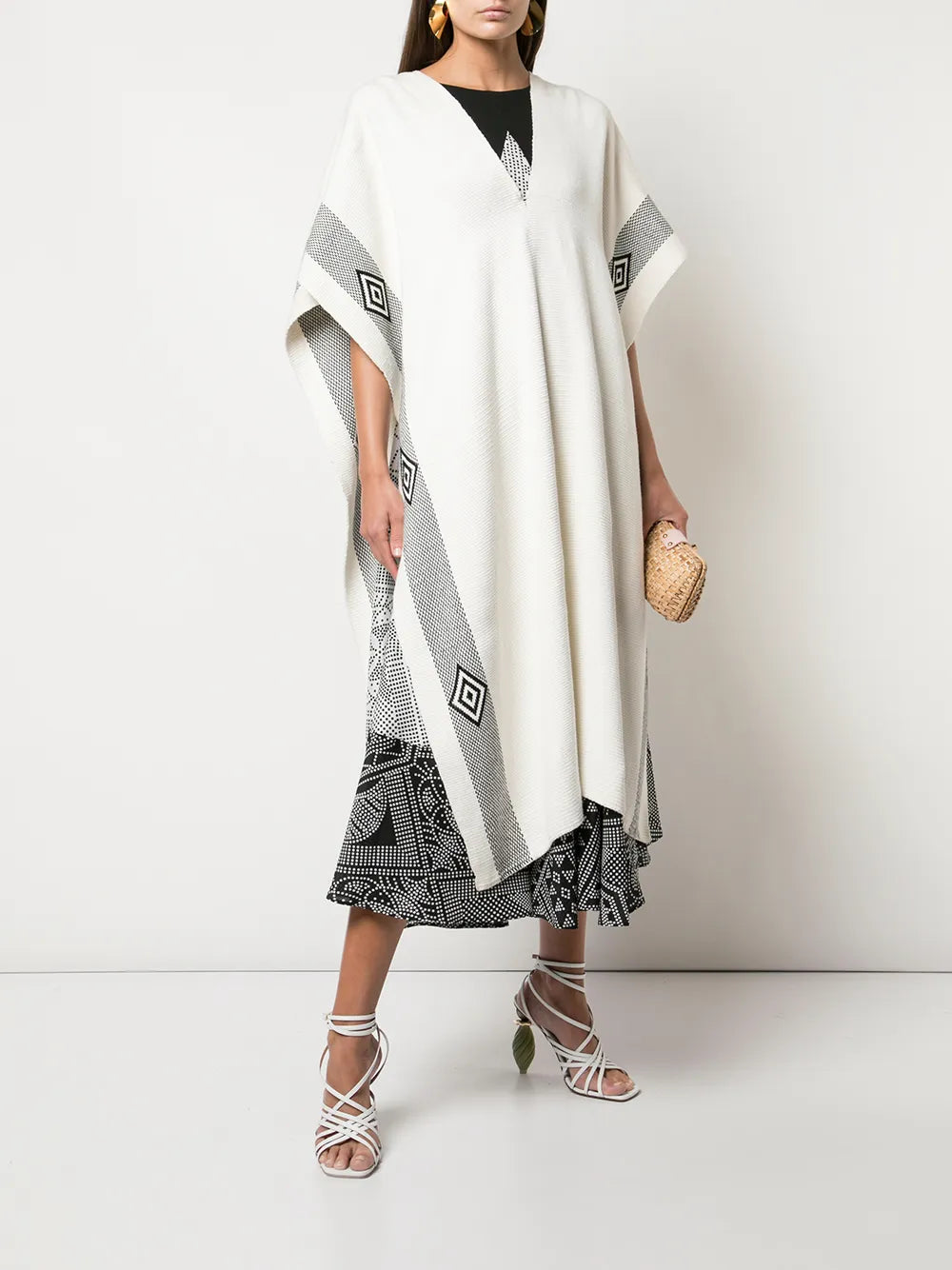 Diamante Pattern Poncho
