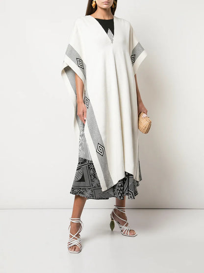 Diamante Pattern Poncho