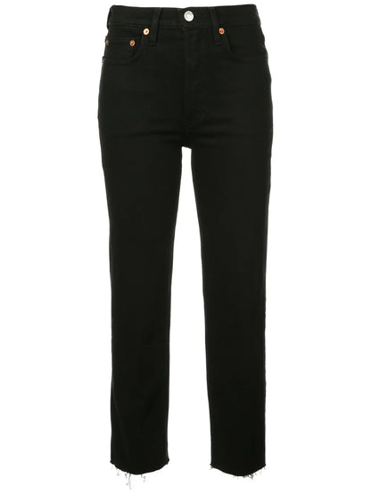 Straight Cropped Jeans