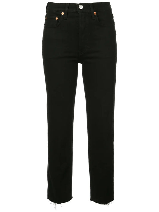 Straight Cropped Jeans