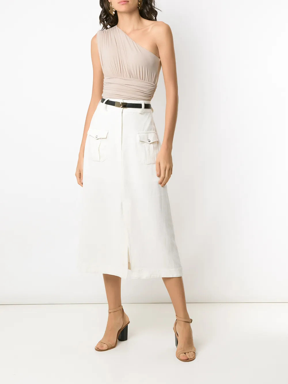 Ruched Panel Body Top