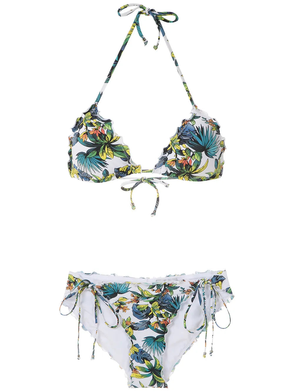 Tropical Pattern Bikini Set