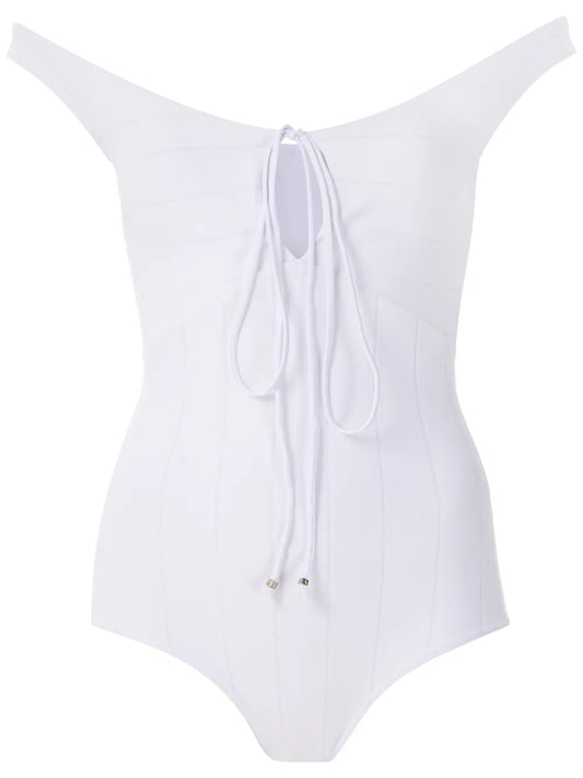 Lace-Up Bodysuit