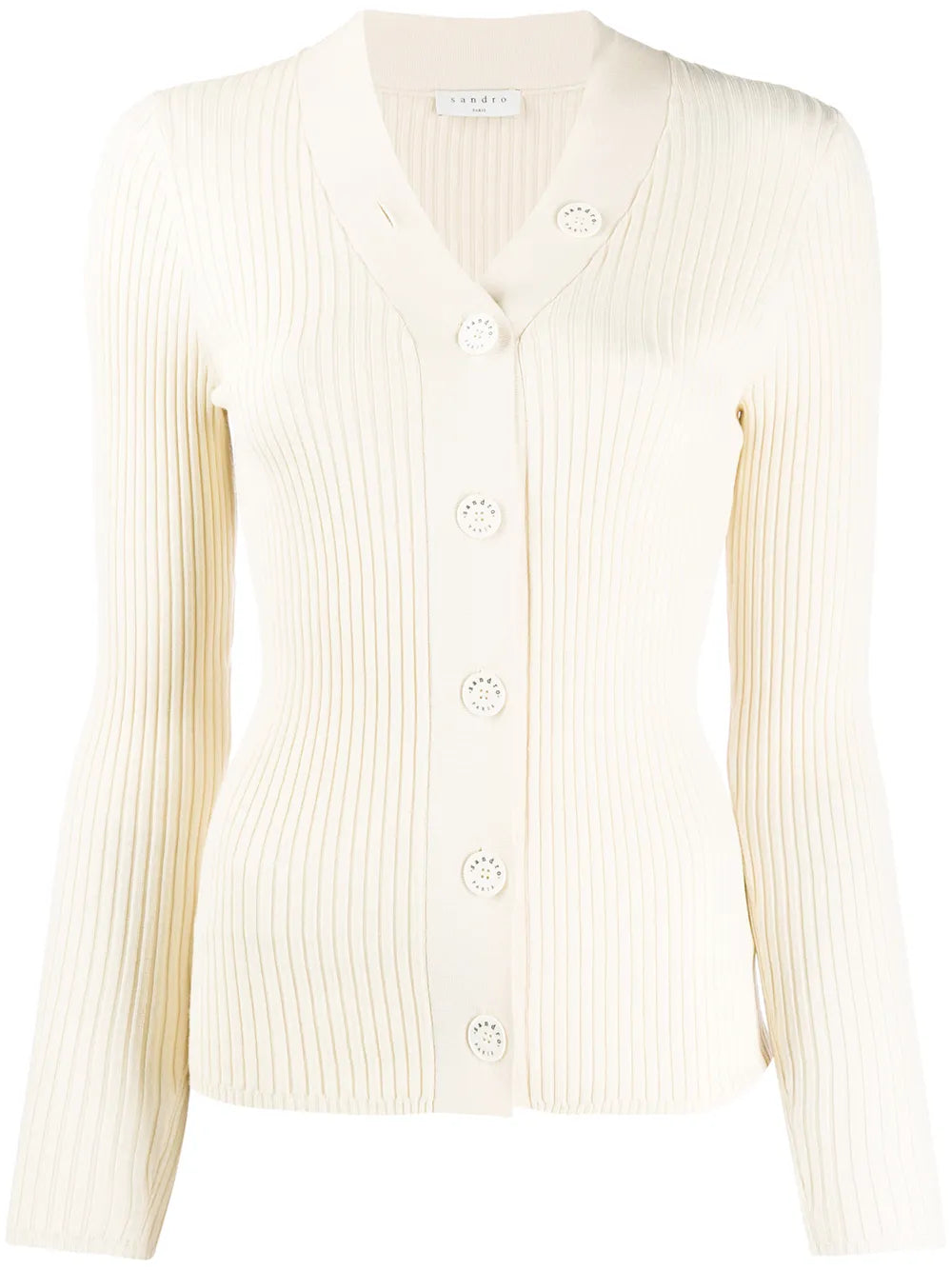 Ribbed-Knit Cardigan