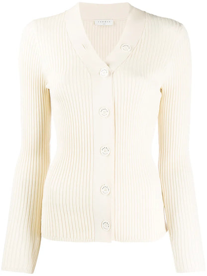 Ribbed-Knit Cardigan