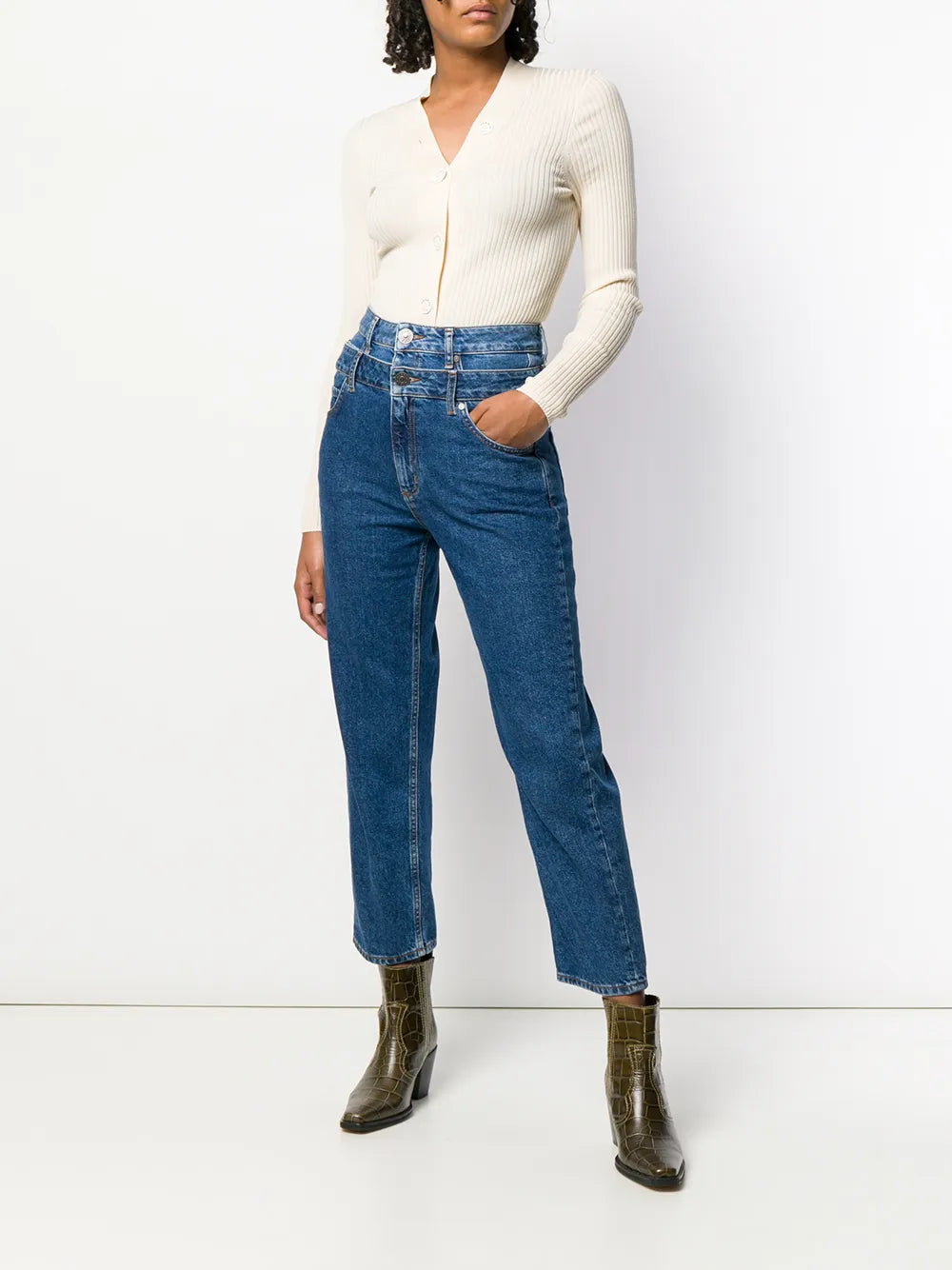 Ribbed-Knit Cardigan