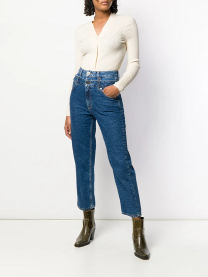 Ribbed-Knit Cardigan
