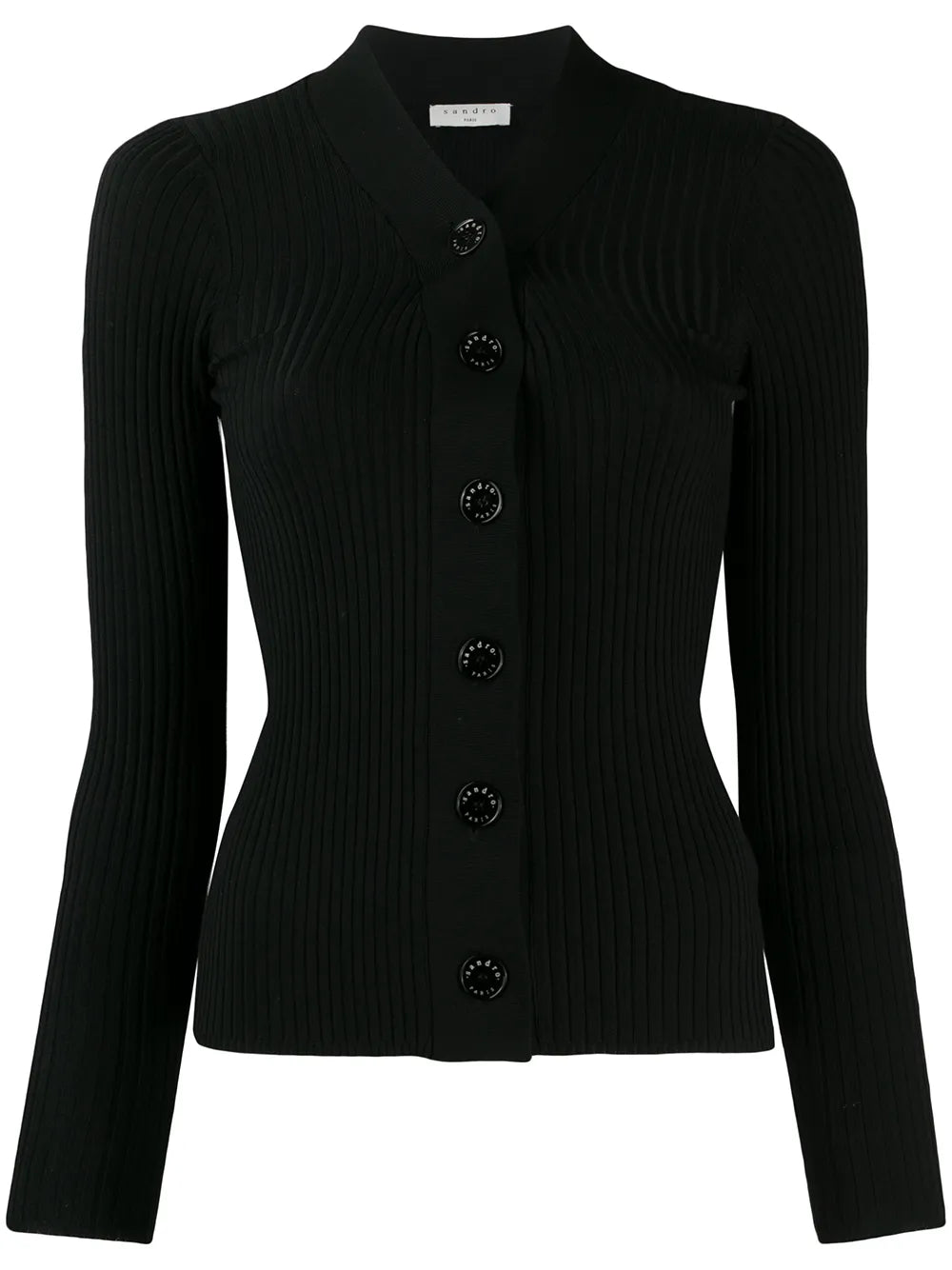 Ribbed-Knit Cardigan