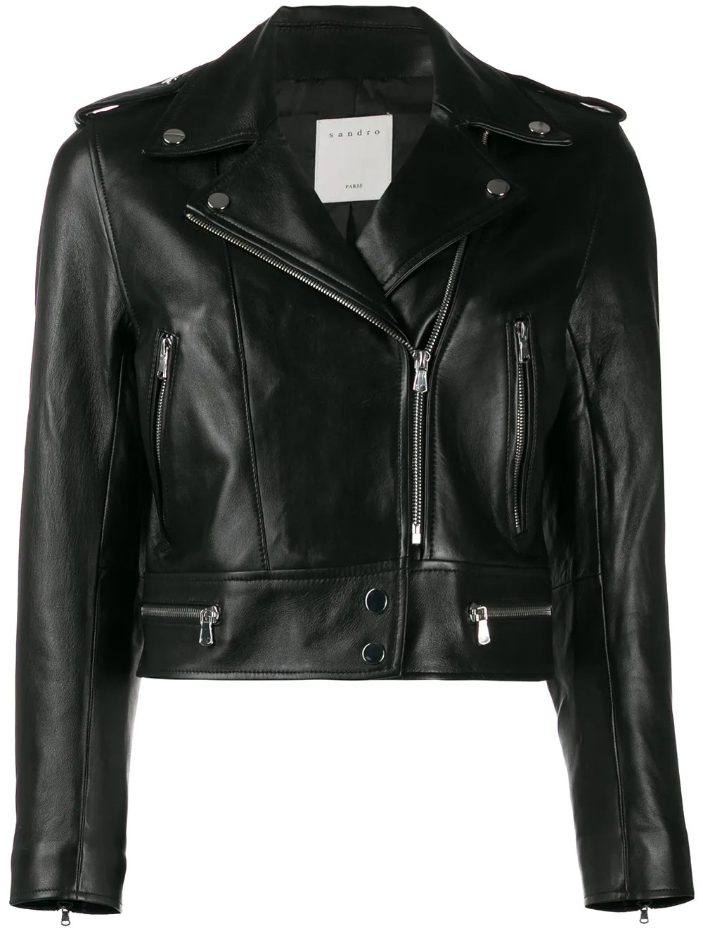 Cropped Biker Jacket