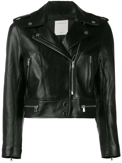 Cropped Biker Jacket