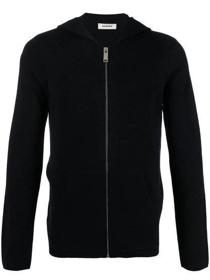Hooded Wool Cardigan