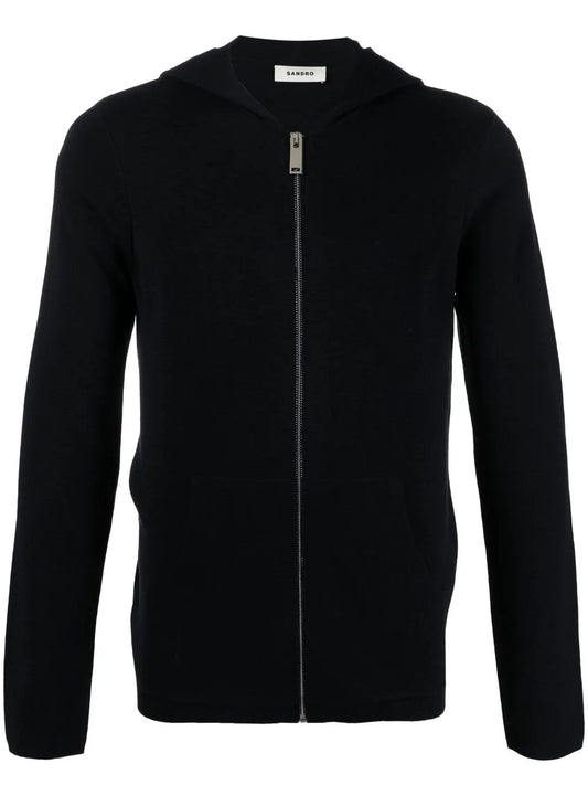 Hooded Wool Cardigan