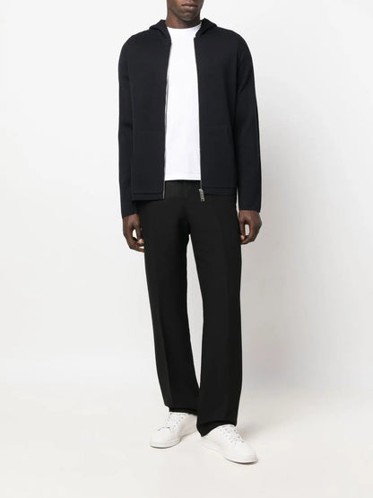 Hooded Wool Cardigan