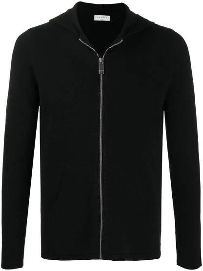 Hooded Wool Cardigan