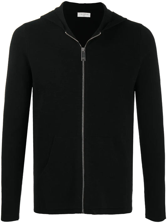 Hooded Wool Cardigan