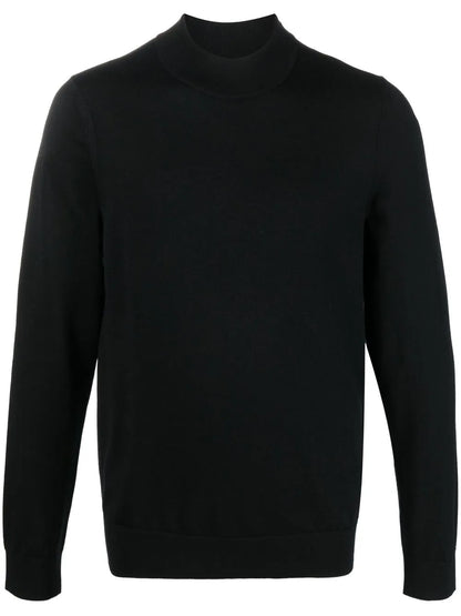 Mock-Neck Wool Jumper