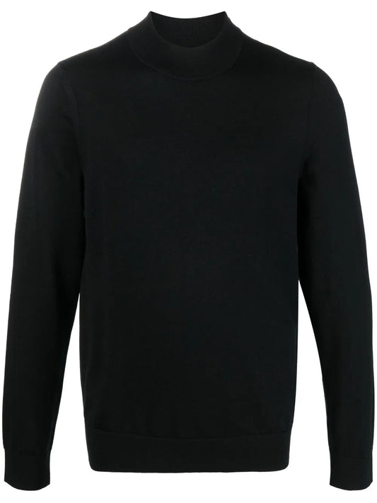 Mock-Neck Wool Jumper