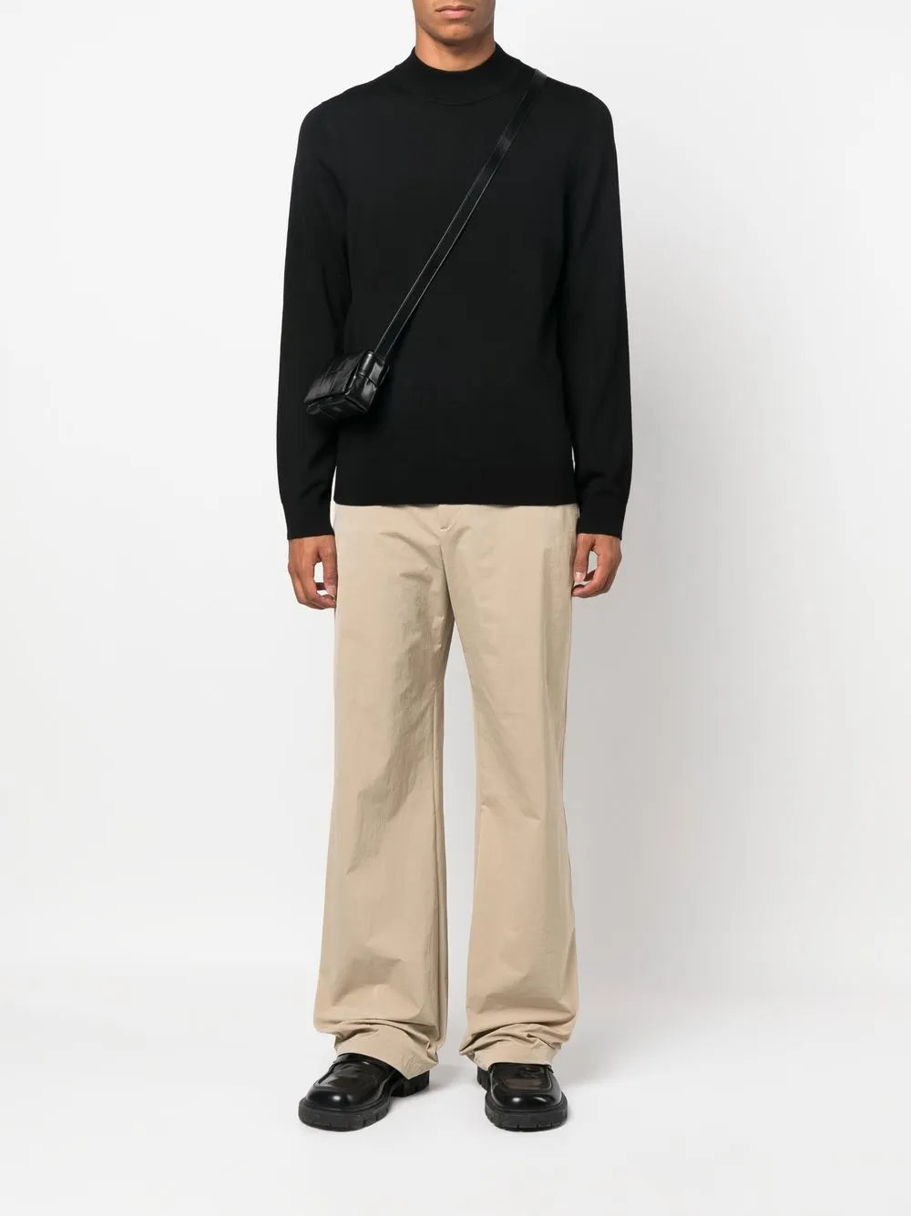 Mock-Neck Wool Jumper