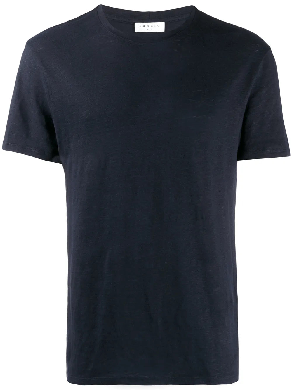 Round-Neck Linen T-Shirt