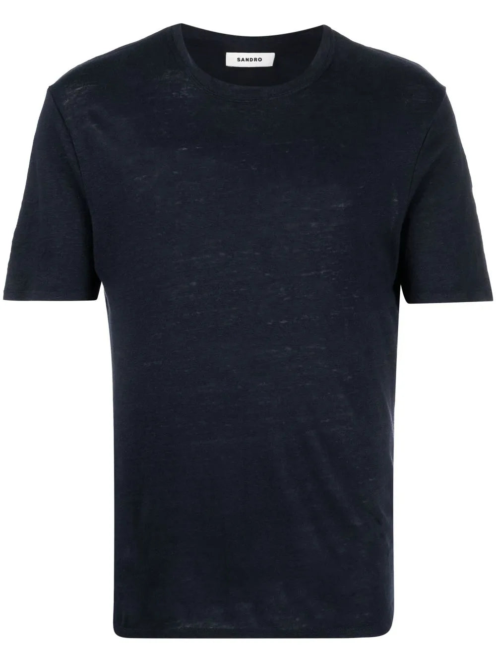 Round-Neck Linen T-Shirt