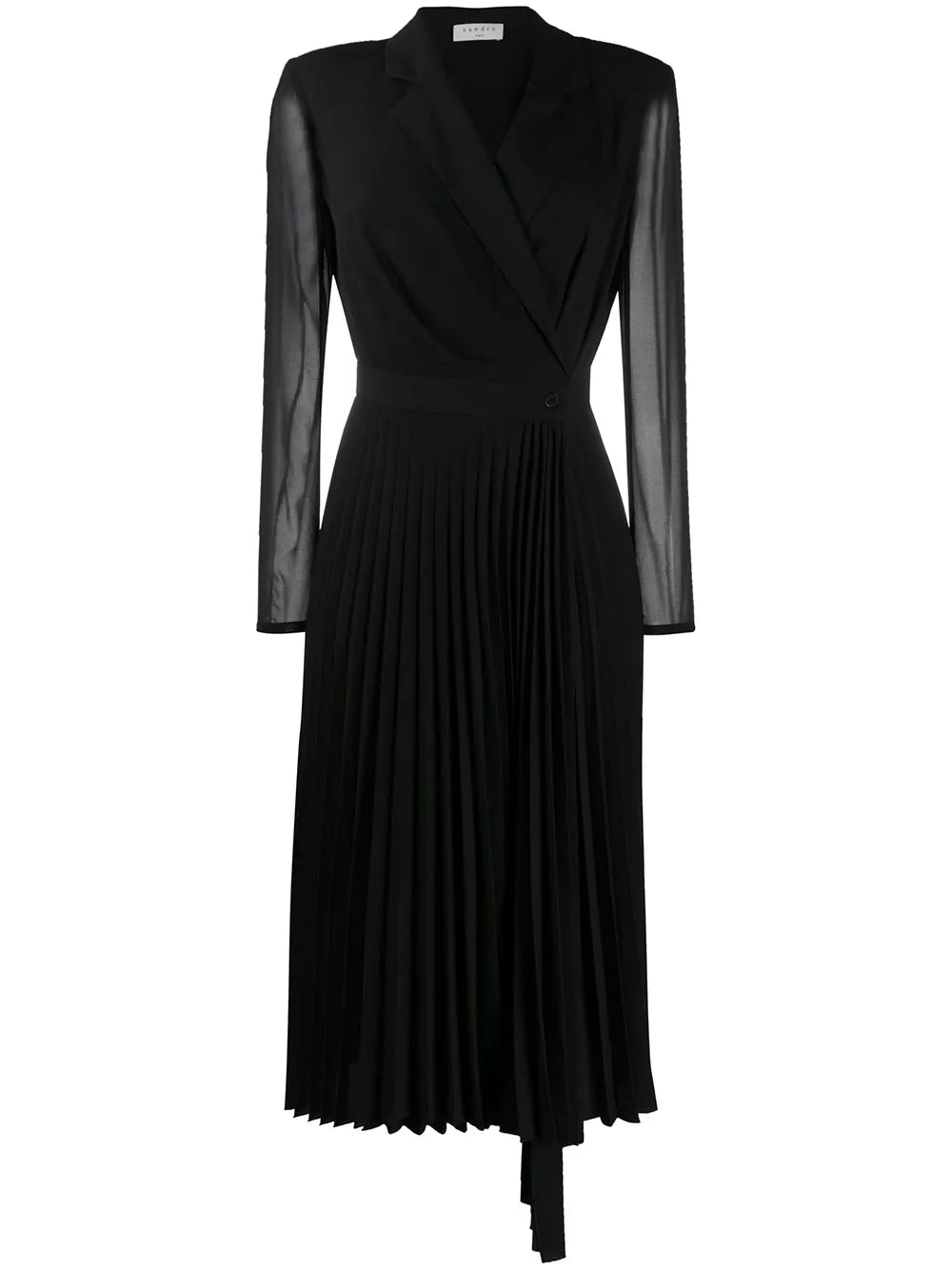 Long-Sleeved V-Neck Dress
