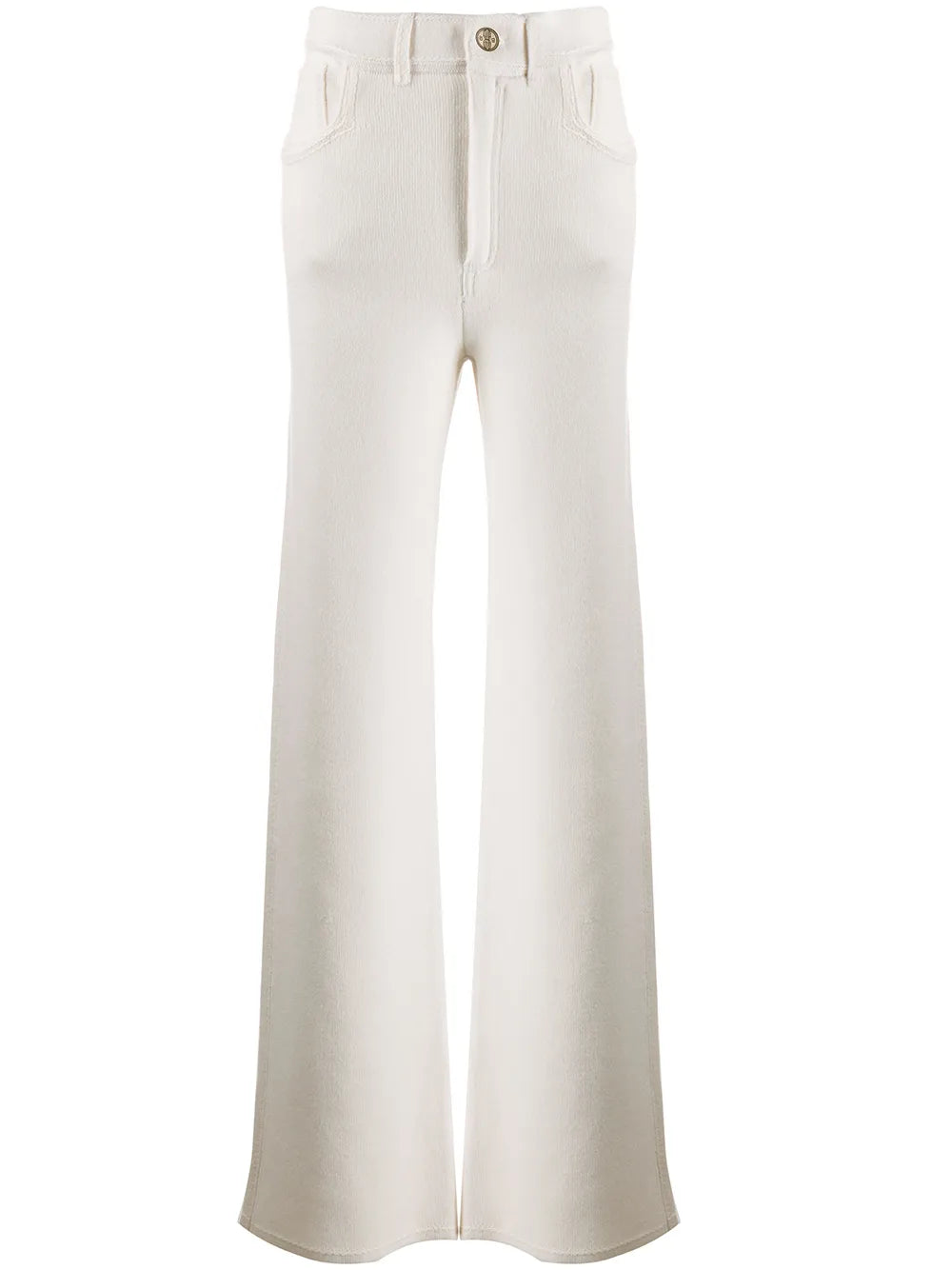 Wide-Leg Knitted Trousers