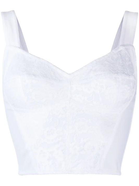 Jacquard Corset Bustier