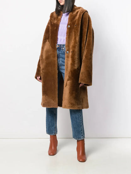 Chiron Reversible Oversized Coat