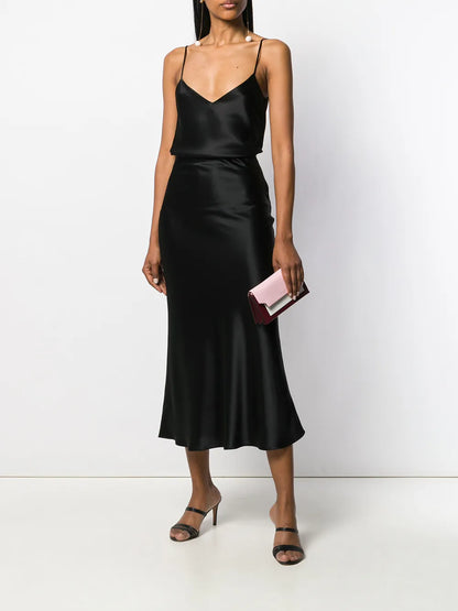 Valletta Satin Skirt