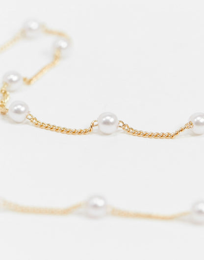 Exclusive Pearl Choker Necklace