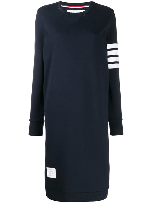 4-Bar Loopback Sweatshirt Dress