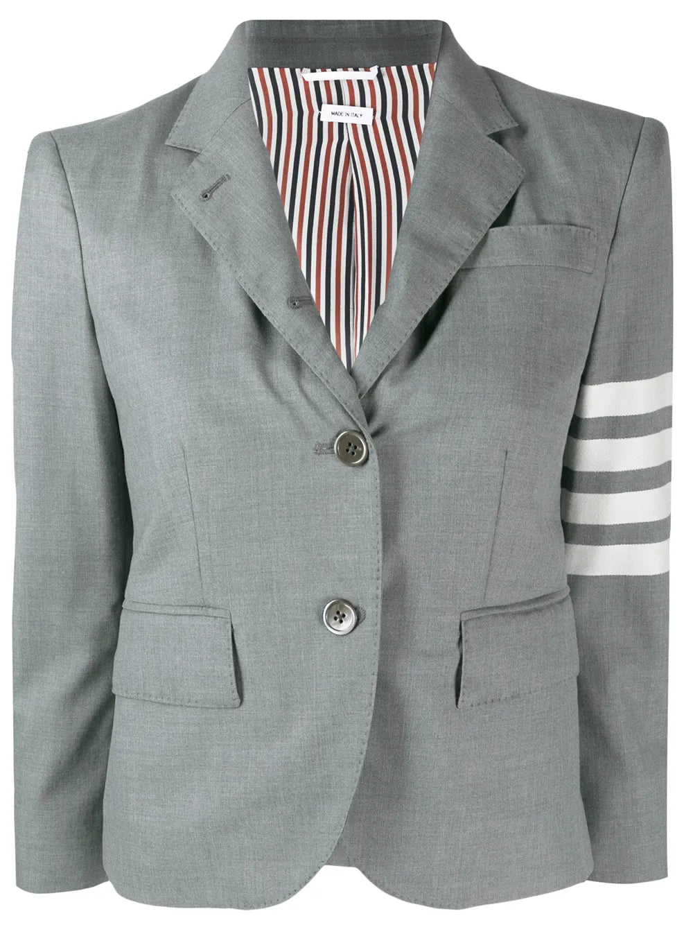 4-Bar Plain Weave Suiting Jacket