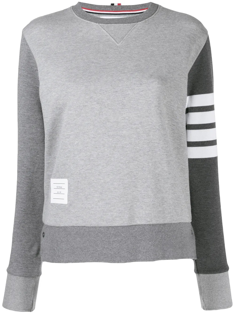 4-Bar Loopback Crew Neck Sweatshirt