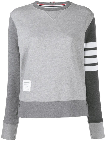 4-Bar Loopback Crew Neck Sweatshirt