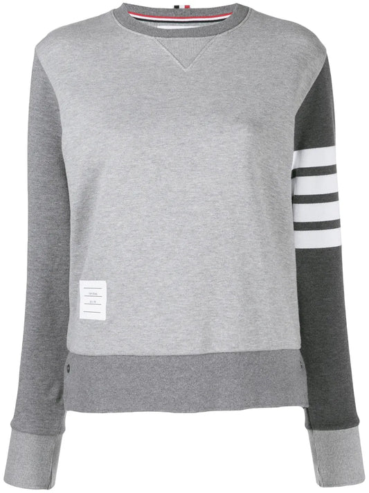 4-Bar Loopback Crew Neck Sweatshirt